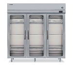 Hoshizaki RH3-SSB-FG Reach-In Refrigerator w/ 3-Full Glass Doors, Stainless