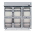 Hoshizaki RH3-SSB-HG Reach-In Refrigerator w/ 6-Half Glass Doors, Stainless