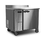 Hoshizaki HWR40A Worktop Refrigerator w/ Solid Door, Stainless, 8.5-cu ft