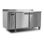 Hoshizaki HWR68A Worktop Refrigerator w/ 2-Solid Doors, Stainless, 18.8-cu ft