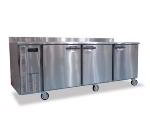 Hoshizaki HWR96A Worktop Refrigerator w/ 3-Solid Doors, Stainless, 29.1-cu ft