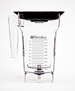 Blendtec FOURSIDE-CH 2-qt FourSide Blender Jar w/ Lid & Wingtip Blade, Cup & Ounce Markings