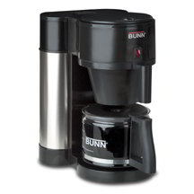 NHBX Home Coffee Maker w/ Decanter, Black Stainless Finish
