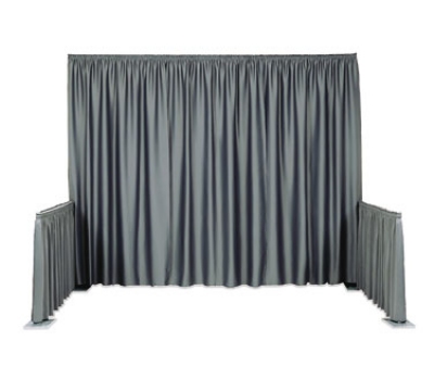 Snap Drape 1BDWYN40118 PLM 118-in Wyndham Backdrop Drape w/ Shirred Pleat, Polyester, Plum