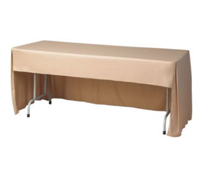 Snap Drape FPFSOMN630CC BLK Omni Fitted Table Cover Set, Conference-Cut, 6-ft x 30-in, Black