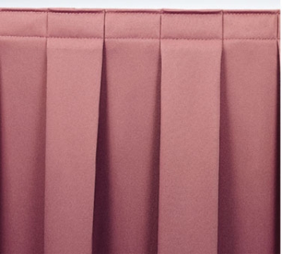 Snap Drape OMN3S1329 IVRY Omni 13-ft Table Skirt w/ Boxed Pleat, Snap Attachment, Ivory