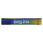 True 883855 Sign, Energy Drink, Blue & Green, for GDM5, GDM5PT, GDM5PTS & GDM5S
