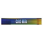 True 884123 Sign, Cold Milk, Blue & Green, for GDM41 & GDM41Sl