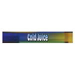 True 884201 Sign, Cold Juice, Blue & Green