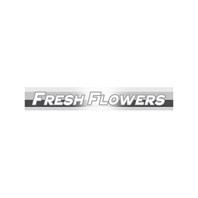 True 884207 Sign, Fresh Flowers, Black & Silver