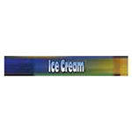 True Refrigeration 885467 Sign, Ice Cream, Blue & Green, for GDM5F & GDM5FPT