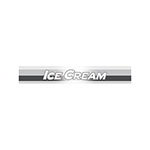 True Refrigeration 885542 Sign, Ice Cream, Black & Silver, for GDM5 & GDM5F