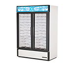 True Refrigeration GDIM49NTBK 54.13-in Ice Merchandiser w/ (117) 8-lb Bag Capacity & 2-Glass Doors, Black