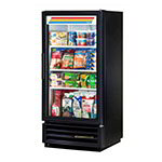 True Refrigeration GDM-10 BLK 25-in Refrigerated Merchandiser w/ Glass Hinged Door, 53.5-in H, Black