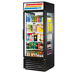 True Refrigeration GEM-23 BLK 27" Glass End Merchandiser - 1-Section, 4-Shelves, Black 115v