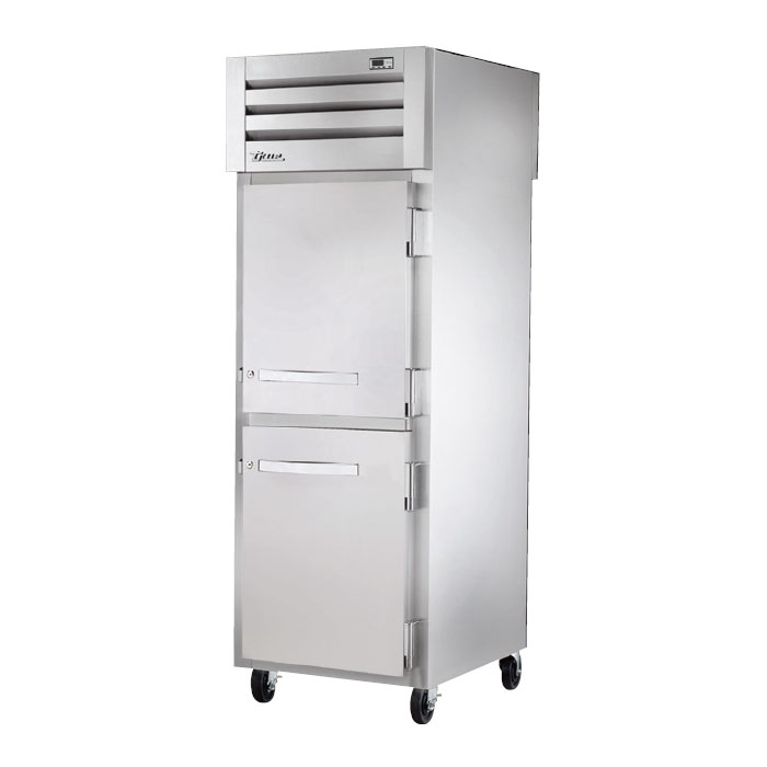 True STA1RPT-1S-1G 27.5" Single Section Pass-Thru Refrigerator, (1) Solid Door, 115v