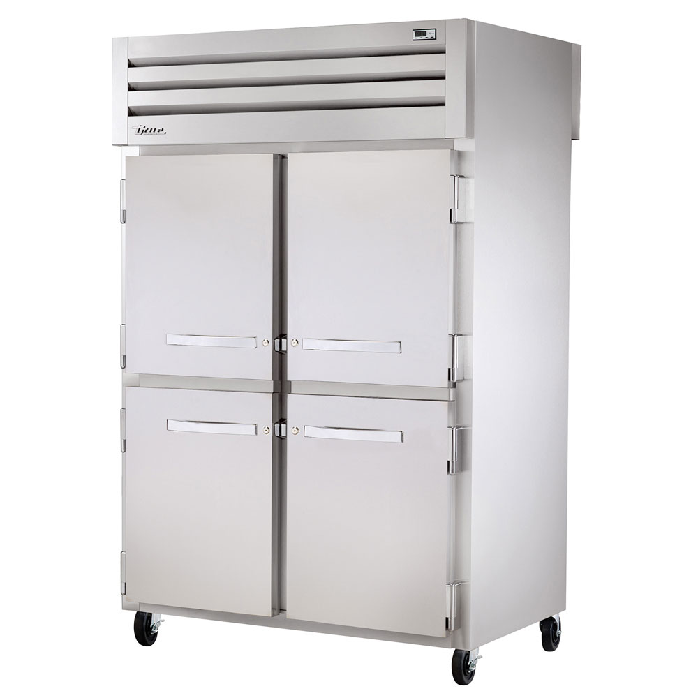 True STA2F-4HS 52.63" Two Section Reach-In Freezer, (4) Solid Door, 115v