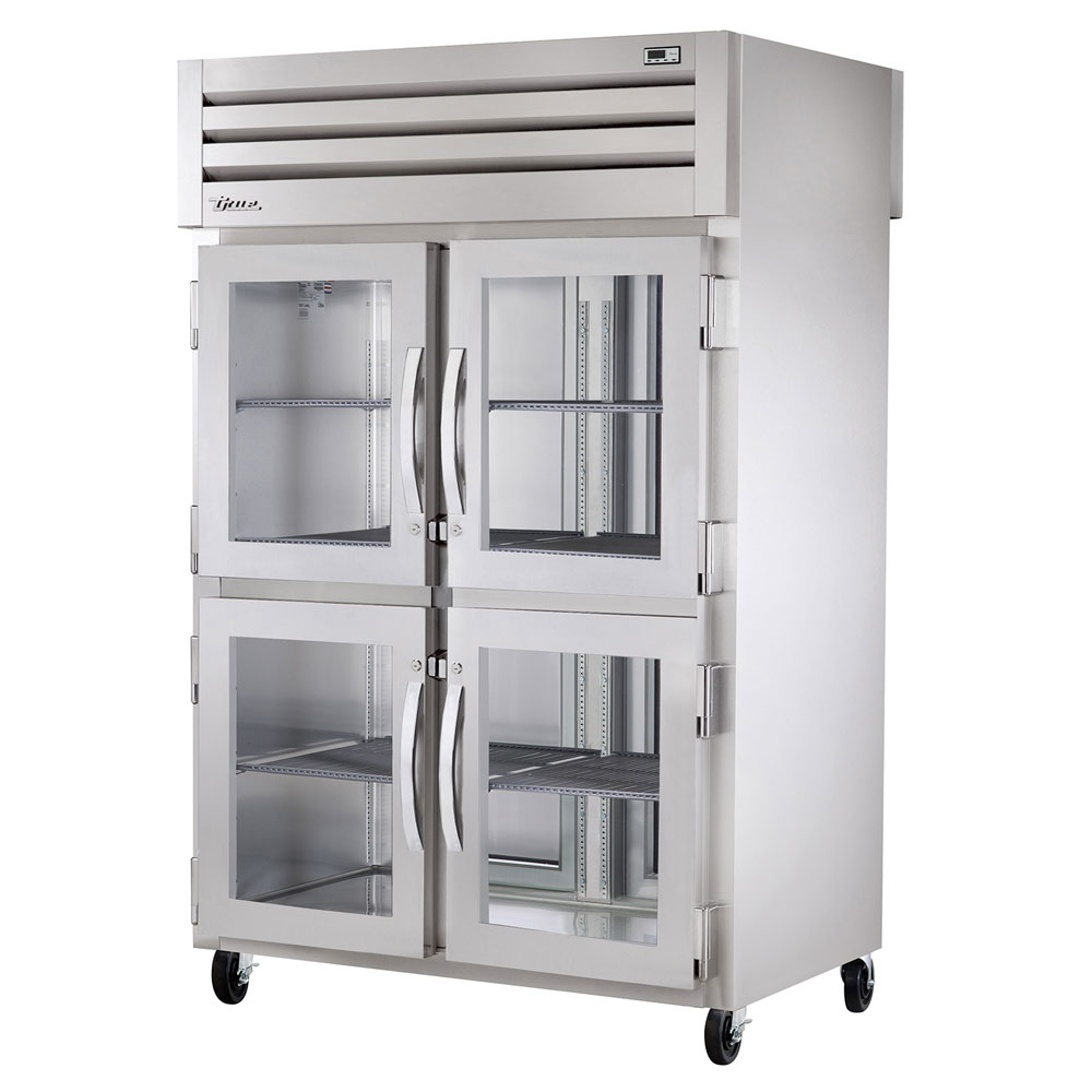 True STA2R-4HG 52.63" Two Section Reach-In Refrigerator, (4) Glass Door, 115v