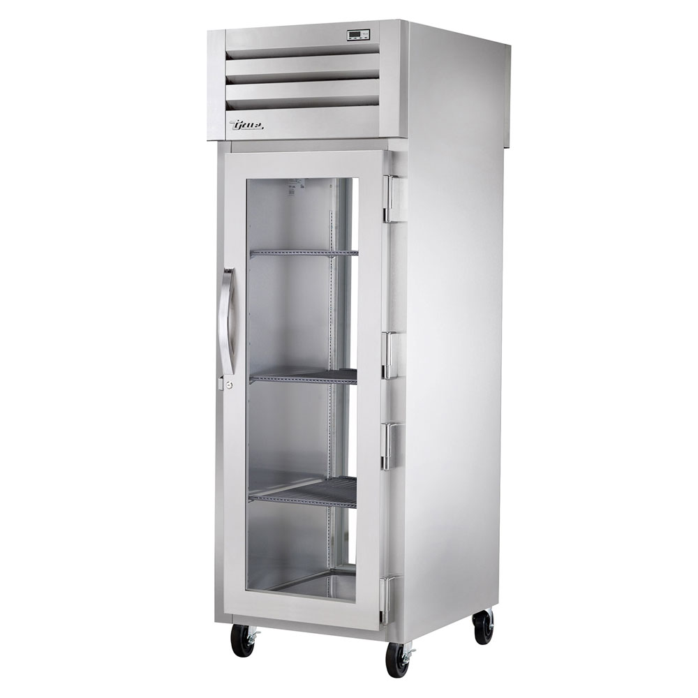 True STG1R-1G 27.5" Single Section Reach-In Refrigerator, (1) Glass Door, 115v