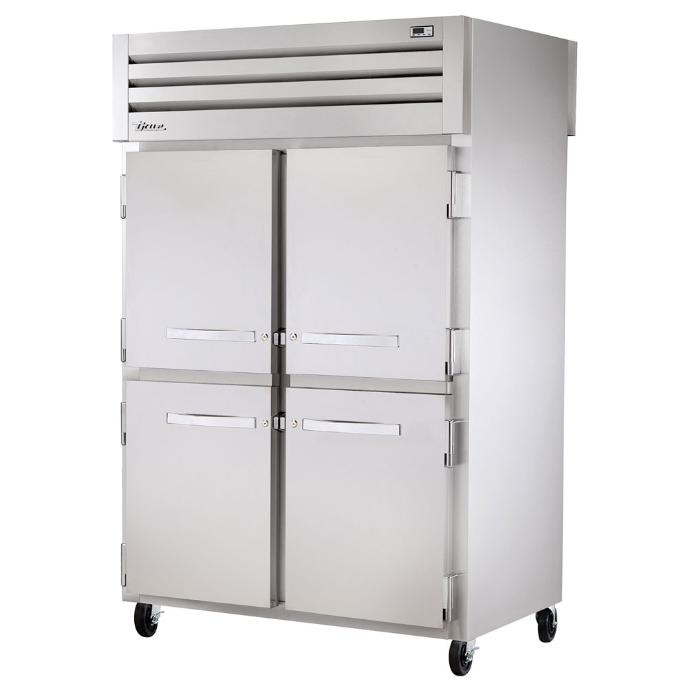 True STG2R-4HS 52.63" Two Section Reach-In Refrigerator, (4) Solid Door, 115v