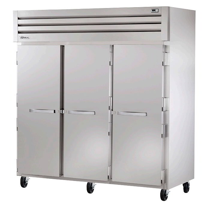 True STG3F-3S 77.75" Three Section Reach-In Freezer, (3) Solid Doors, 208v/1ph