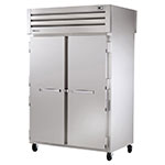 True STR2RPT-2S-2S 52.63-in Pass-Thru Refrigerator w/ 2-Full Front & Rear Doors, Locks, Stainless