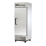 True Refrigeration T-19 LH Refrigerator, Reach-In, 1 Section/SS Door, Left Hinge, 19 cu ft