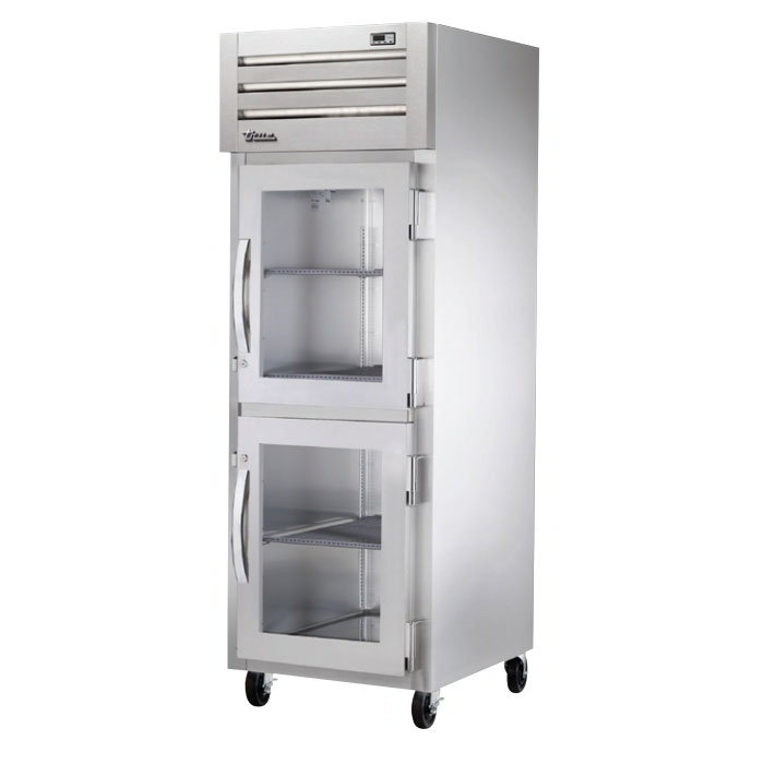 True STA1H-2HG 27-1/2" Reach-In Heated Cabinet - 1-Section, 2-Glass Half Doors 208-230v