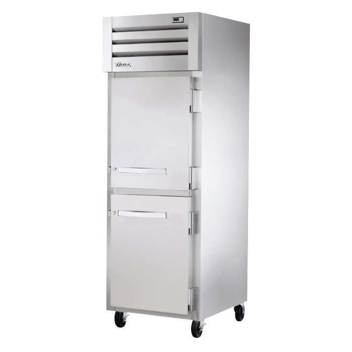 True STA1H-2HS 27-1/2" Reach-In Heated Cabinet - 1-Section, 2-Solid Half Doors 208-230v