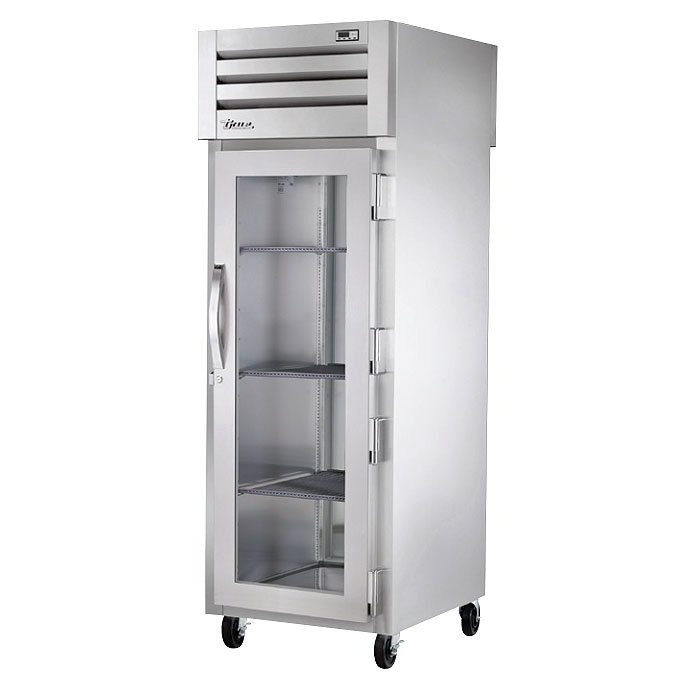 True STA1HPT-1G-1S 27-1/2" Pass-Thru Heated Cabinet - Glass-Front/Solid-Rear Doors 208-230v