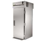 True STA1RRT-1S-1S 35-in Roll-Thru Refrigerator w/ Front & Rear Solid Doors, Stainless Exterior