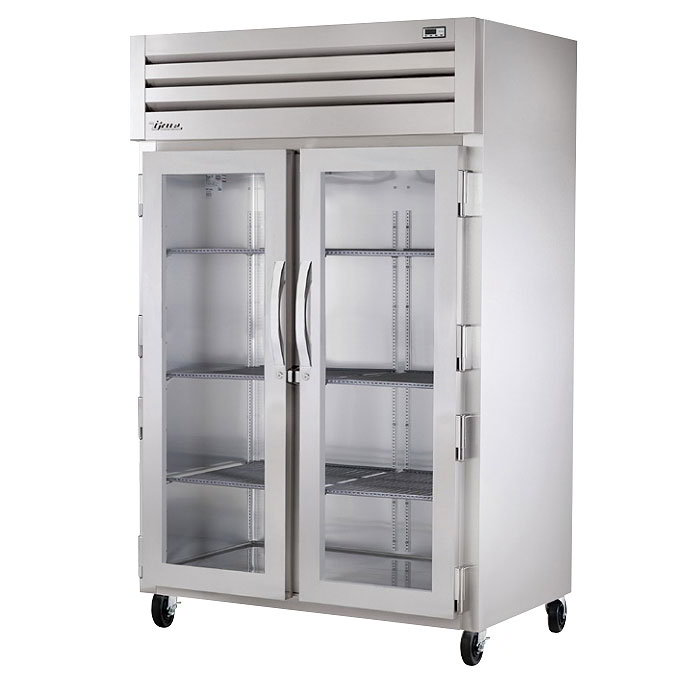 True STA2H-2G 53" Reach-In Heated Cabinet - 2-Section, 2-Solid Full Doors 115/208-230v