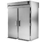 True STA2RRT-2S-2S 68-in Roll-Thru Refrigerator w/ 2-Solid Front & Rear Doors, Stainless Exterior