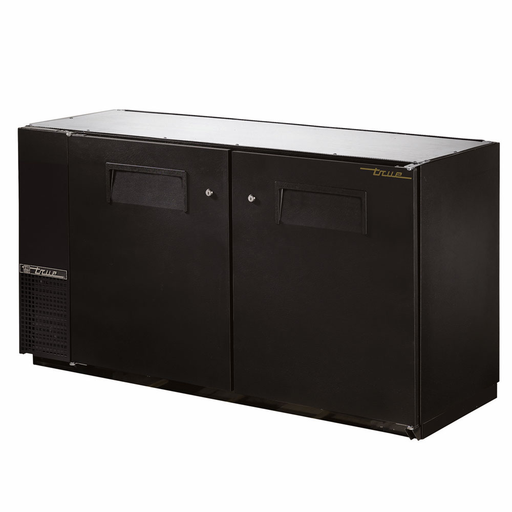True TBB-24GAL-60 59.88" Bar Refrigerator w/ (2) Section - (2) Glass Swinging Doors, 115v