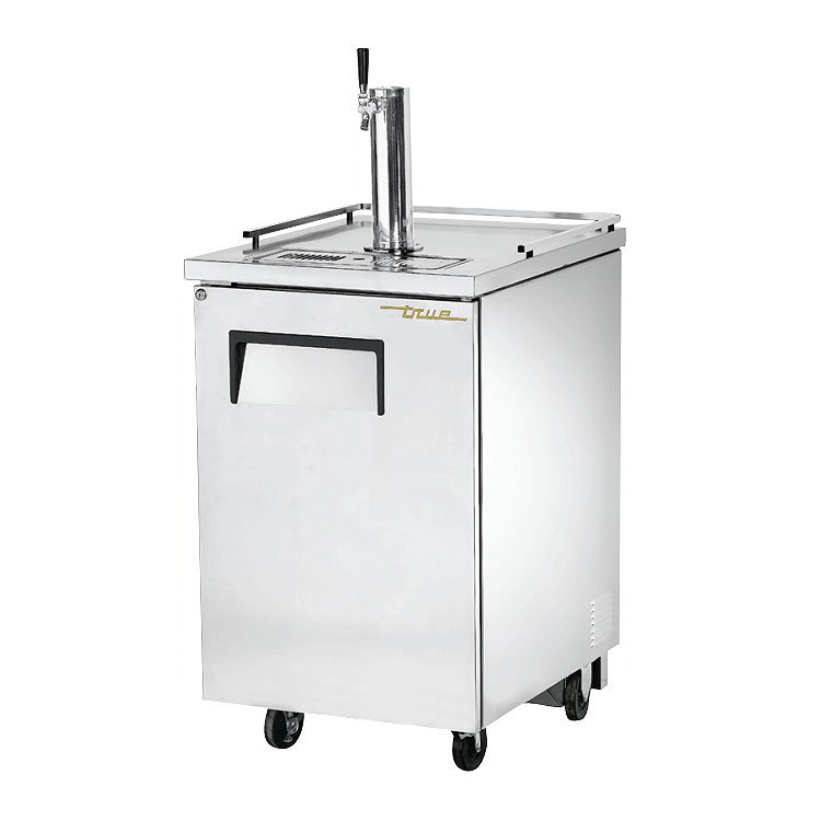 True TDD-1-S 23.5" Draft Beer System w/ (.5) Keg Capacity - (1) Column, Stainless, 115v