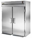True STG2-FRI-2S 68-in Roll-In Freezer w/ 2-Solid Doors & Locks, Aluminum Sides