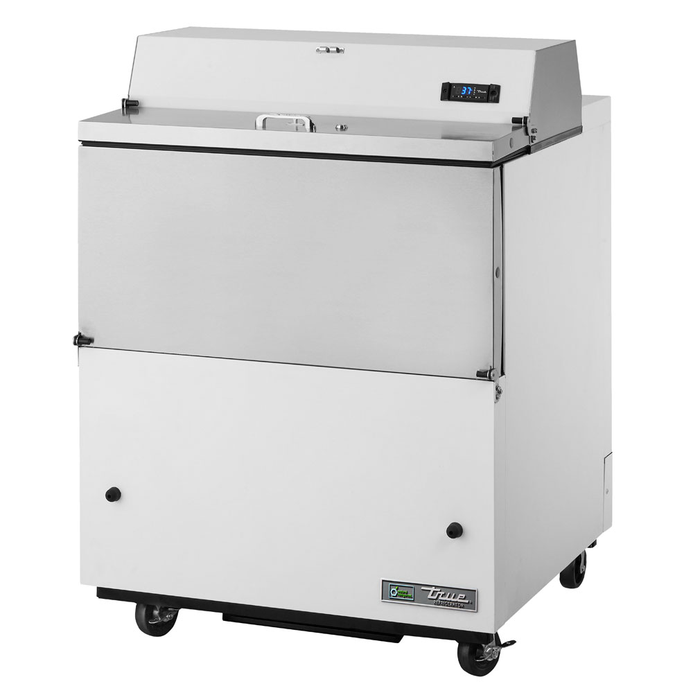 True TMC-34-DS 8-Crate Milk Cooler - Side Lift Doors, 115v