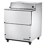 True TMC-34-S 8-Crate Milk Cooler - Side Lift Doors, 115v