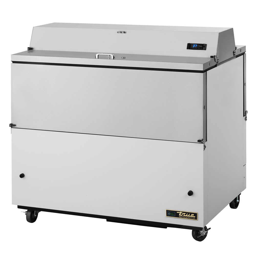 True TMC-49-DS-SS 12-Crate Milk Cooler - Side Lift Doors, 115v