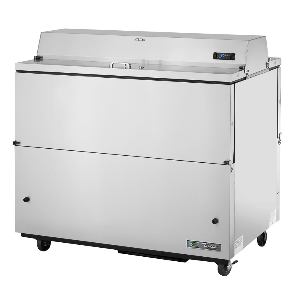 True TMC-49-S-DS 12-Crate Milk Cooler - Side Lift Doors, 115v