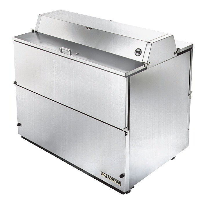 True TMC-49-S-DS-SS 12-Crate Milk Cooler - Dual Side Lids, 115v