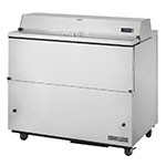 True TMC-49-S-SS 12-Crate Milk Cooler - Side Lift Doors, 115v