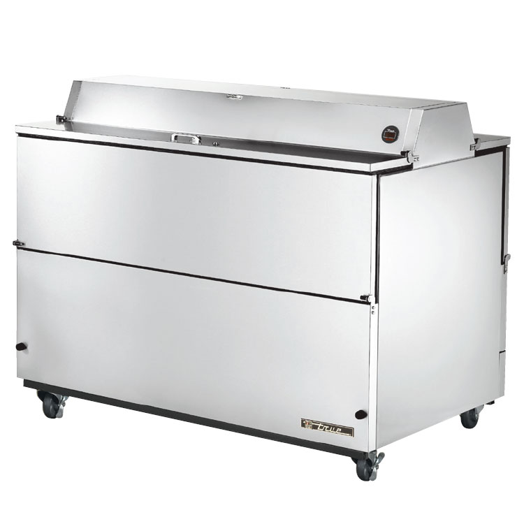 True TMC-58-S-DS 16-Crate Milk Cooler - Side Lift Doors, 115v