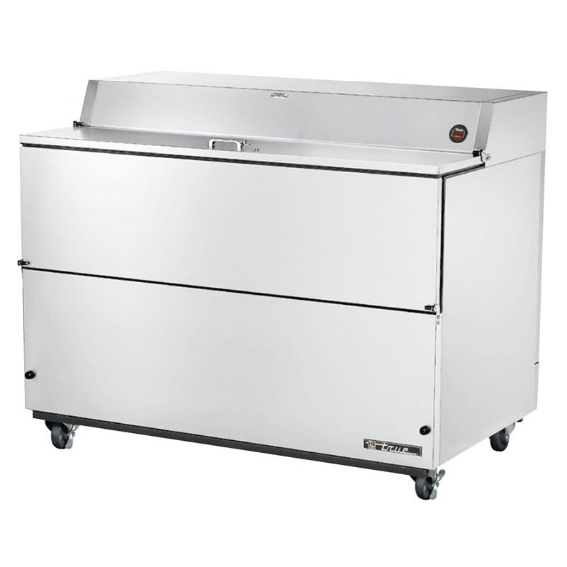 True TMC-58-S-SS 16-Crate Milk Cooler - Side Lift Doors, 115v