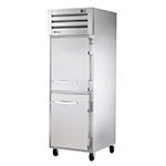 True STR1H-2HS 27.5-in Reach-In Heated Cabinet w/ 2-Solid Half Doors & Locks, Stainless