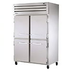 True Refrigeration STR2H-4HS 52.63-in Reach-In Heated Cabinet w/ 4-Solid Half Doors & Locks, Stainless
