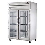 True STR2HPT-2G-2S 52.63-in Pass-Thru Heated Cabinet, 2-Glass Front & 2-Solid Rear Doors, Stainless