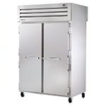 True STR2HPT-2S-2S 52.63-in Pass-Thru Heated Cabinet w/ 2-Solid Front & Rear Doors, Stainless