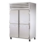 True STR2HRT-2S-2S 68-in Roll-Thru Heated Cabinet w/ 2-Solid Front & Rear Doors, Locks, Stainless