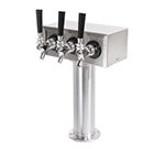 True Refrigeration 873105 Triple Head Draft Beer Standard, Chrome